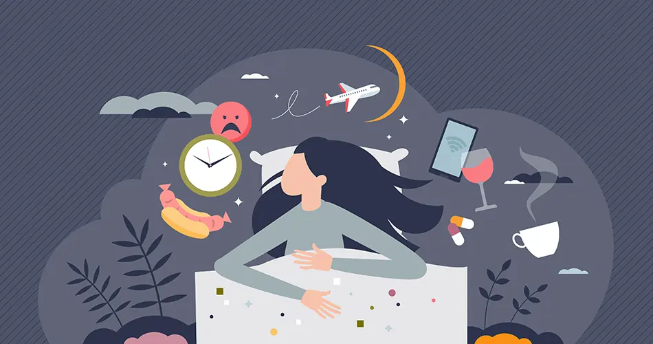 How to manage anxiety and worries that disrupt sleep?
